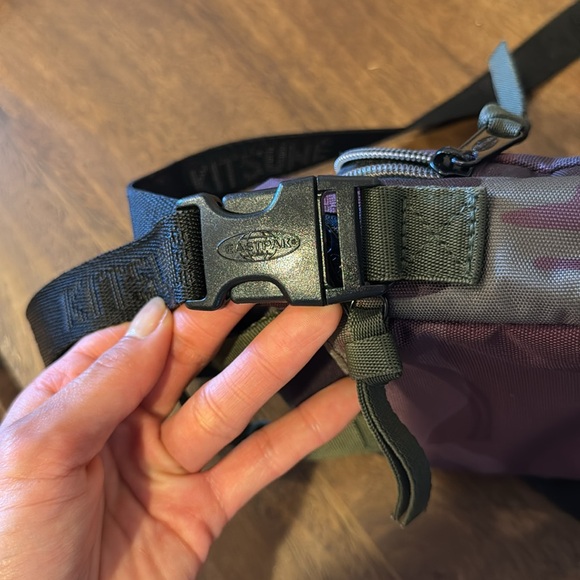 MAISON KITSUNE X EASTPAK EUC Camouflage Crossbody Satchel Bag - Picture 12 of 14